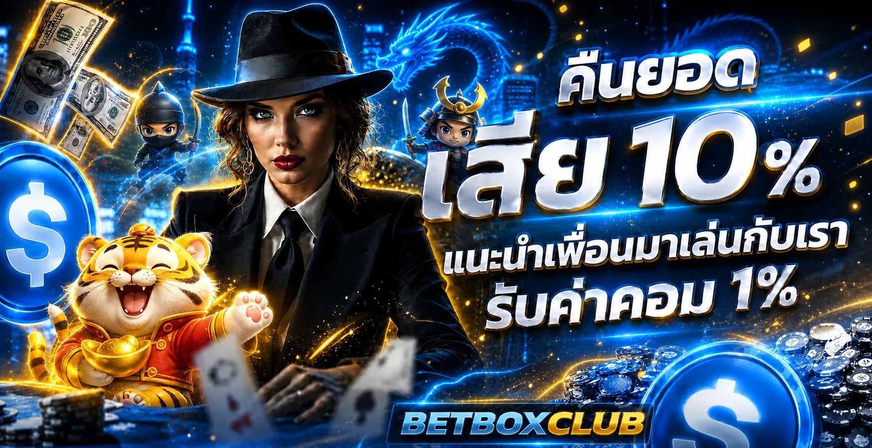 BETBOXCLUB โปรโมชั่นสมาชิกใหม่และคืนยอดเสียรายสัปดาห์